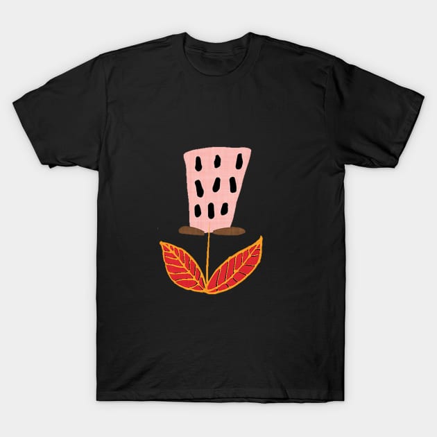 Mid century modern Tulip T-Shirt by bruxamagica